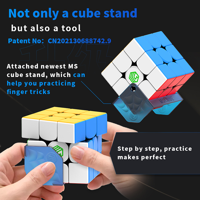 DianSheng MS3X 3x3x3 Speed Cube Stickerless with Primary Core