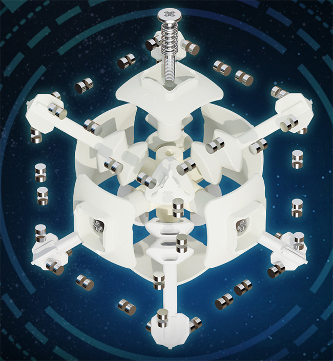 MoSheng Magnetic 5x5x5 Magic Cube Stickerless