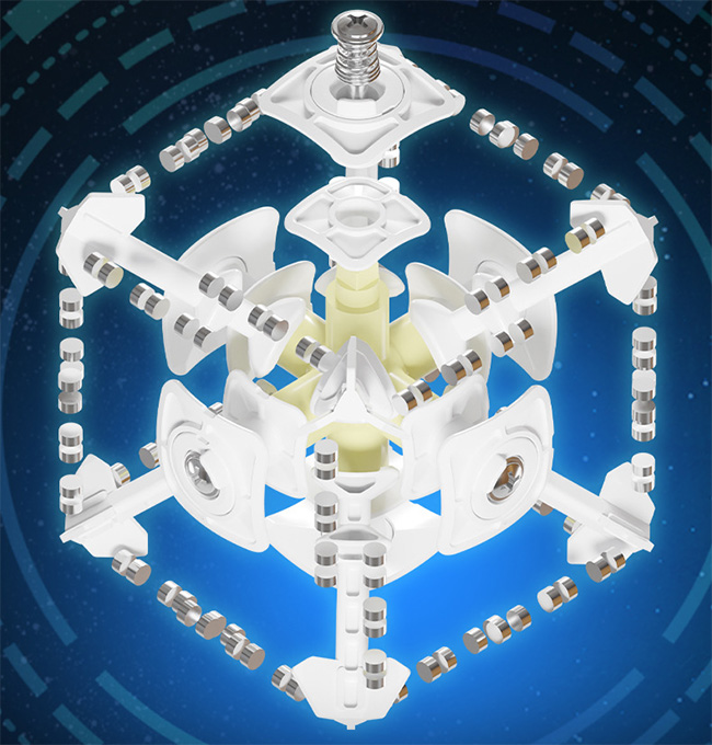 MoSheng Magnetic 6x6x6 Magic Cube Stickerless