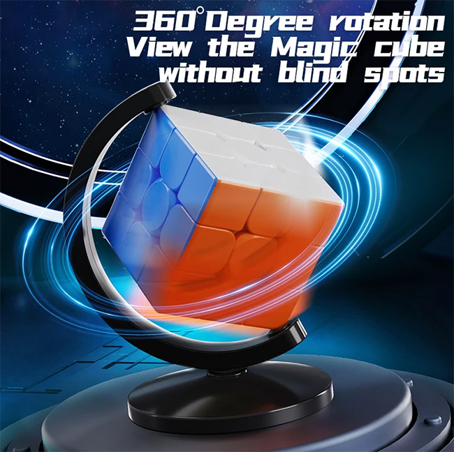MoYu Globe Magic Cube Stand for 55.5-56mm Cube Blue