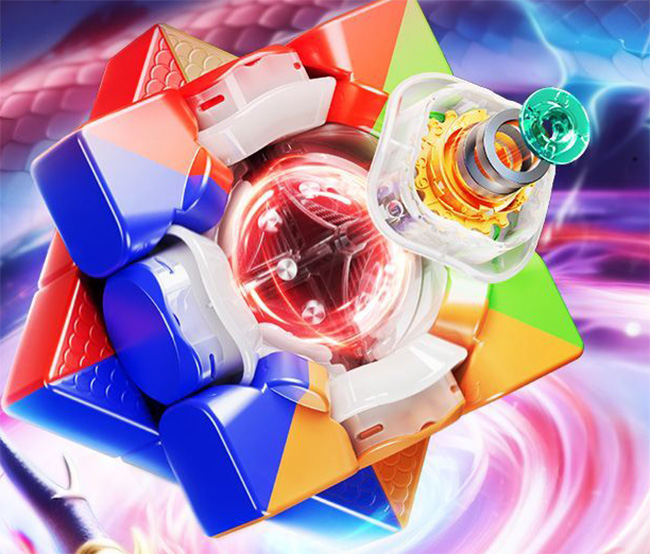 MoYu AoLong V5 Carbon Fiber Core 3x3x3 Speed Cube Magnetic Version