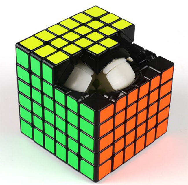 QiYi MoFangGe QiFan W 6x6x6 Magic Cube Black