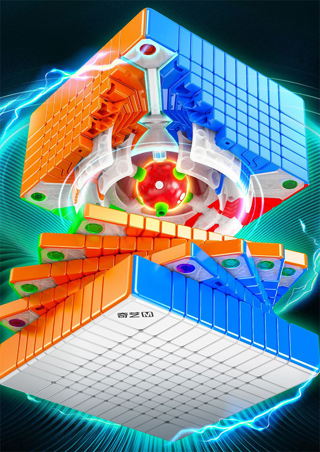 QiYi 11M Ball-Core Magnetic 11x11x11 Speed Cube Stickerless