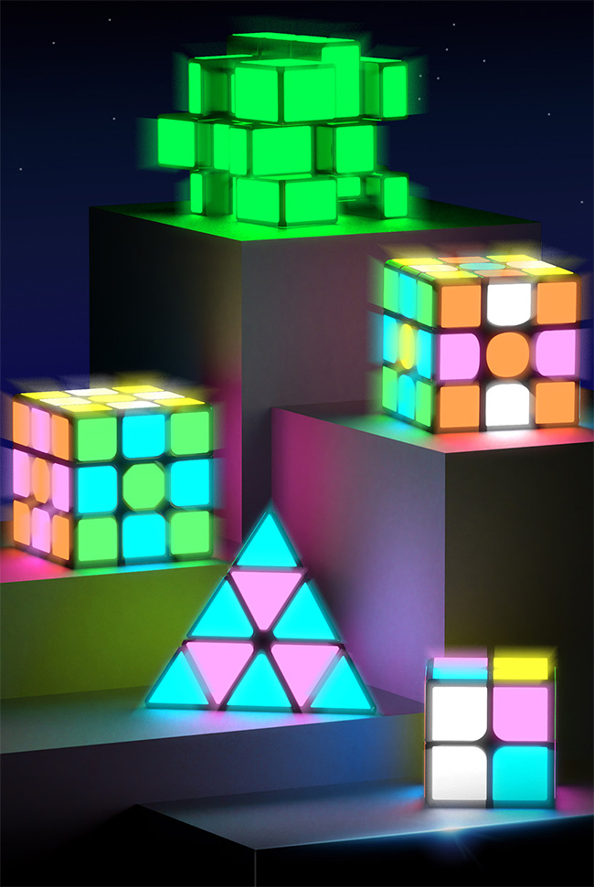 QiYi Glow-in-the-dark Luminous Magnetic 3x3x3 Magic Cube