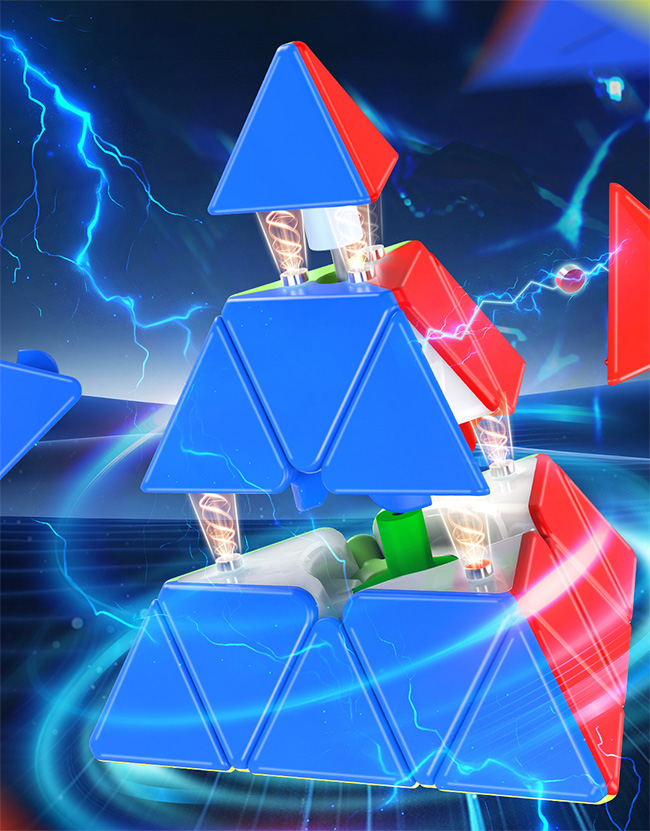 QiYi Warrior M Pyraminx Stickerless