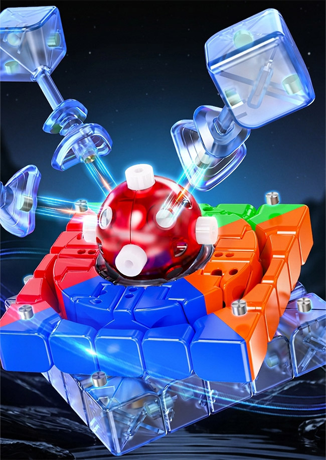 QiYi M Pro 5x5x5 Core-Magnetic Speed Cube Stickerless UV Version