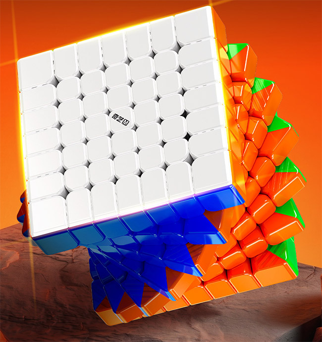 QiYi M Pro 7x7x7 Core-Magnetic Speed Cube Stickerless UV Version