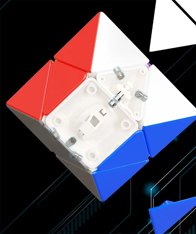 SengSo 2-Layer FTO Octahedron Magnetic Cube Stickerless