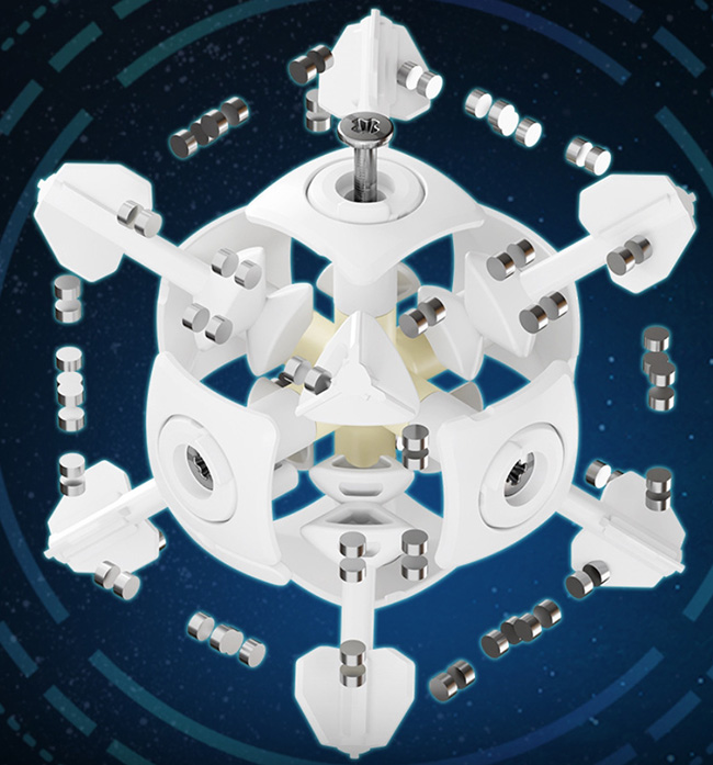 MoSheng Magnetic 4x4x4 Magic Cube Stickerless