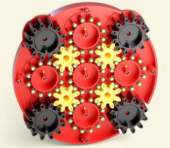 SengSo Dragon Scale Magnetic Magic Clock Limited Edition Red