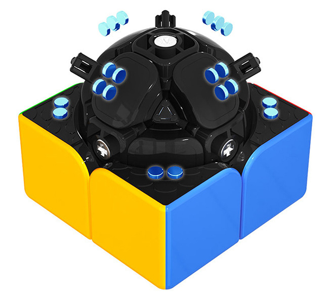 DianSheng Solar System S2M 2x2x2 Magic Cube Stickerless