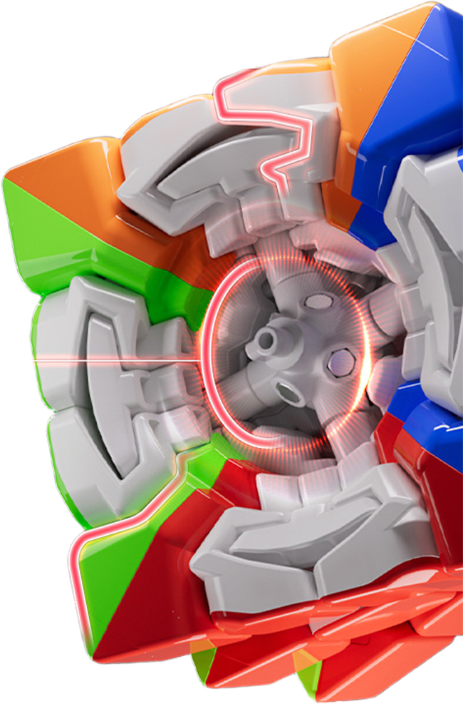 VIN4 V2 4x4x4 Magnetic Cube UV Apex Version