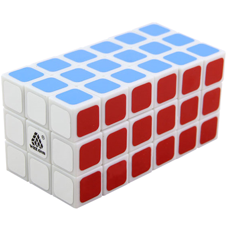 WitEden Fully Functional 3x3x6 Cuboid Cube White