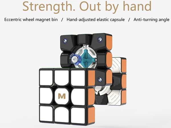 YongJun MGC Elite Magnetic 3x3x3 Speed Cube Black