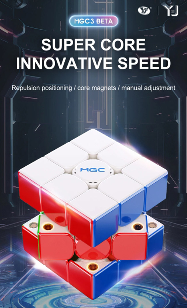 YongJun MGC BETA Core-M MagLev 3x3x3 Speed Cube UV Version_3x3x3_Cubezz ...