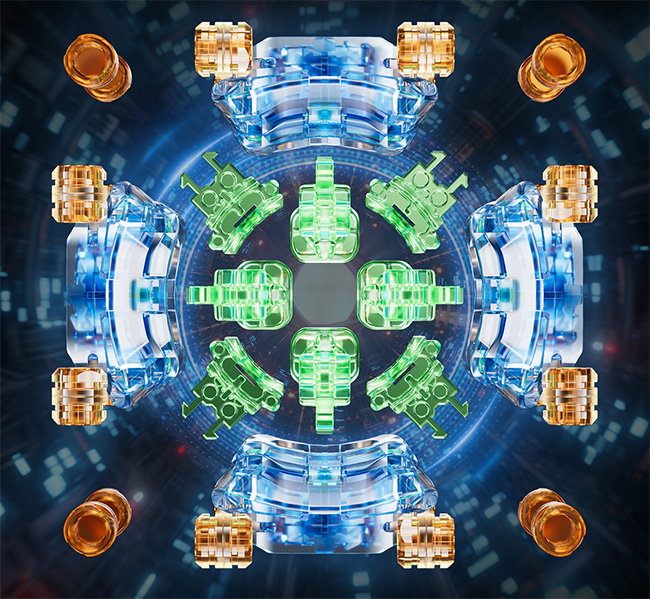 YongJun META 8-Magnet Ball-core 3x3x3 Speed Cube UV Version