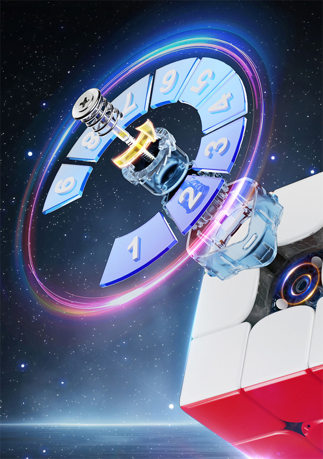 YongJun META 8-Magnet Ball-core 3x3x3 Speed Cube UV Version