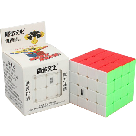 MoYu AoSu WR 4x4x4 Speed Magic Cube Twist Puzzle Toy Stickerless