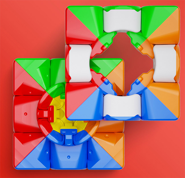 YongJun YuLong V2 Magnetic 3x3x3 Speed Cube Stickerless 