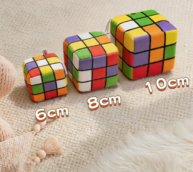 8cm Magic Cube-Shaped Plush Toy