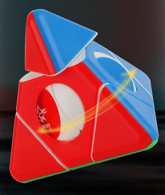 YuXin 2x2x2 Multi-Triangle Pyraminx Cube Stickerless