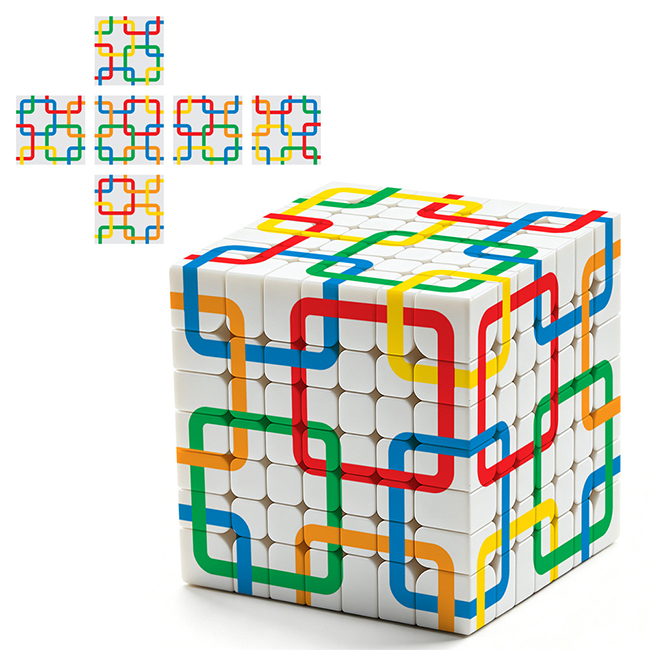 Grid Chain 7x7x7 Magic Cube